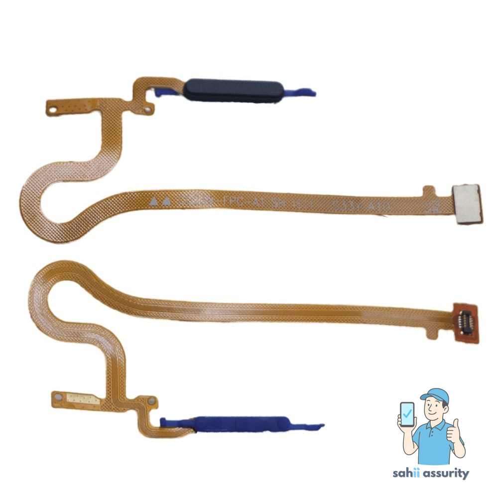 Fingerprint Sensor with Flex Cable for Vivo Y21 2021 Black